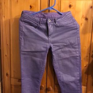 Levi’s shiny purple skinny jeans size 27